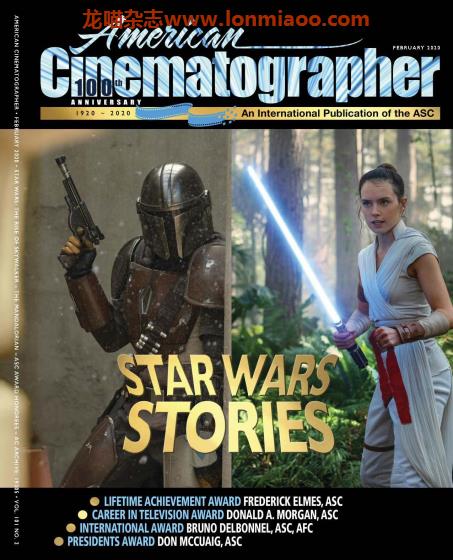[美国版]American Cinematographer 电影摄影师杂志 2020年2月刊